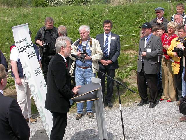 A speech during the opening ceremony !