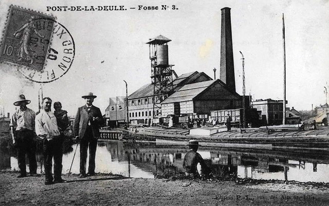 Group with colliery in the background !