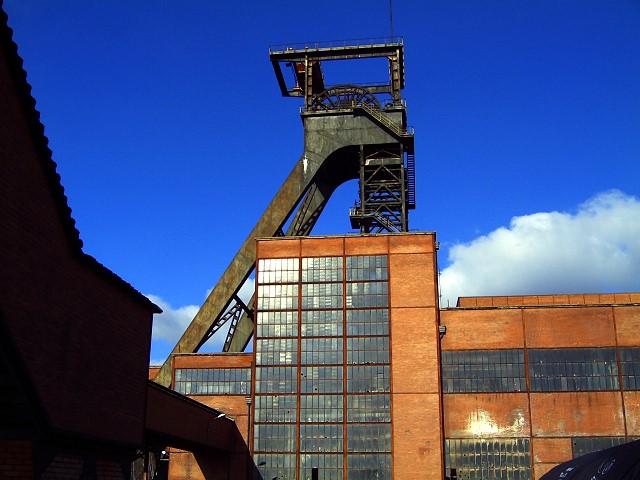 Ein Frderturm im Bergbaumuseum !