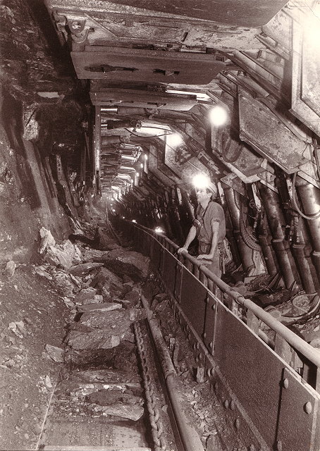 A longwall mining area of Rheinpreussen colliery !