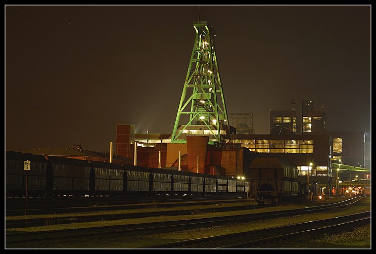 The railway area of Lohberg colliery !