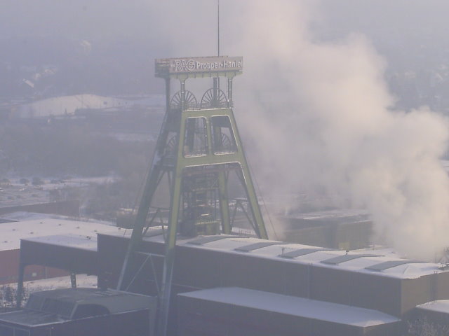 The winding tower of Prosper-Haniel colliery !